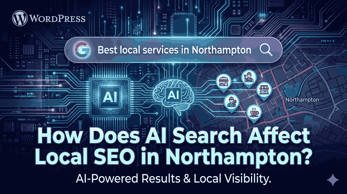 AI search impact on local SEO Northampton Google AI Overview visibility for small businesses AEO strategy for Northampton companies ChatGPT search optimisation for local businesses Future of traditional SEO in the UK