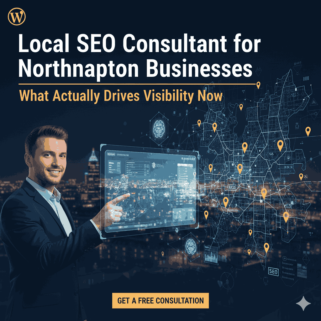 local SEO consultant Northampton businesses SEO specialist for small businesses Northampton affordable SEO services Northampton companies AI SEO expert Northampton UK SEO and AEO services local businesses Northampton